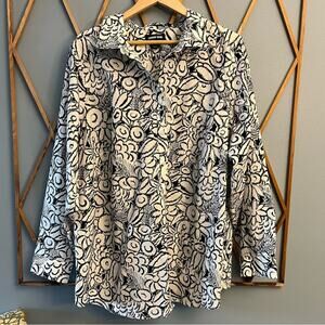 Lands’ End Supima Cotton Blouse